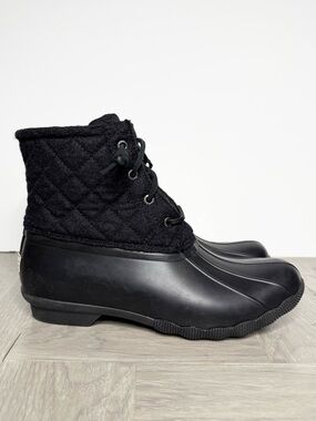 Sperry Black Duck Boot 8 1/2 M